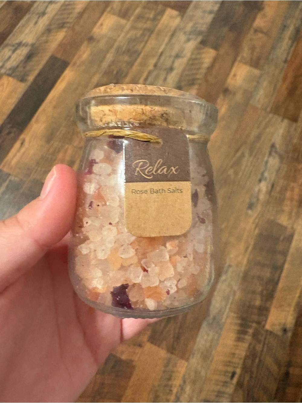 NWT Rose Bath Salts in Jar
